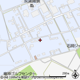 茨城県石岡市下林2452-3周辺の地図