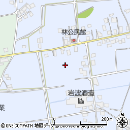 長野県松本市里山辺林周辺の地図
