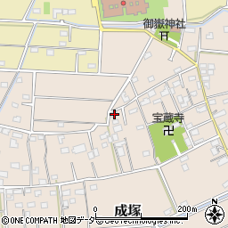 埼玉県深谷市成塚411周辺の地図