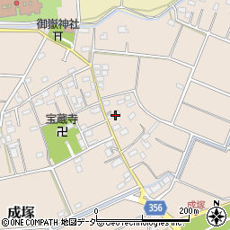 埼玉県深谷市成塚143周辺の地図