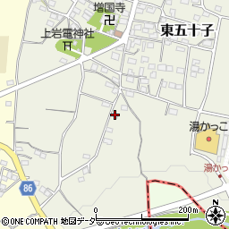 埼玉県本庄市東五十子106周辺の地図