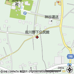 佐川野下公民館周辺の地図