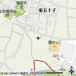 埼玉県本庄市東五十子121-3周辺の地図