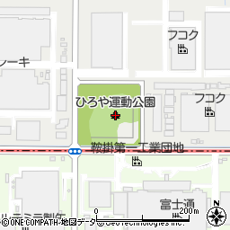 ひろや運動公園周辺の地図