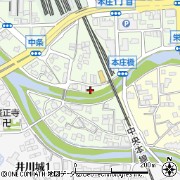 長野県松本市中条10周辺の地図