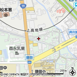 有限会社カミヤ設備サービス　松本営業所周辺の地図