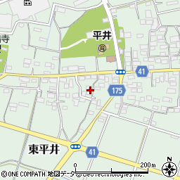 群馬県藤岡市東平井1015-1周辺の地図