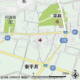 群馬県藤岡市東平井1028-1周辺の地図