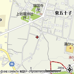埼玉県本庄市東五十子107周辺の地図