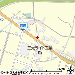 埼玉県深谷市西田103周辺の地図