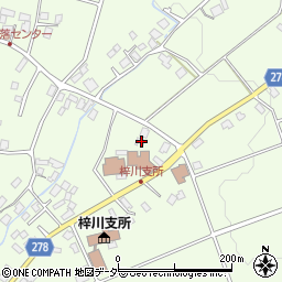長野県松本市梓川梓1048-7周辺の地図