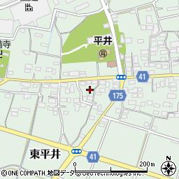 群馬県藤岡市東平井1014周辺の地図