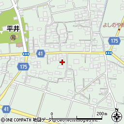 群馬県藤岡市東平井1166周辺の地図