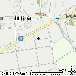 茨城県結城市山川新宿67周辺の地図
