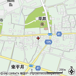 群馬県藤岡市東平井1023-1周辺の地図