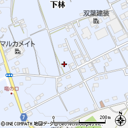 茨城県石岡市下林3297-10周辺の地図