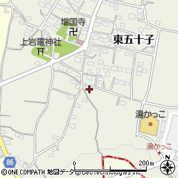 埼玉県本庄市東五十子114周辺の地図