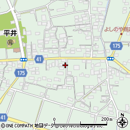 群馬県藤岡市東平井1140-1周辺の地図
