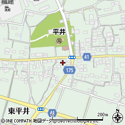 群馬県藤岡市東平井1021周辺の地図