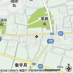 群馬県藤岡市東平井1025周辺の地図