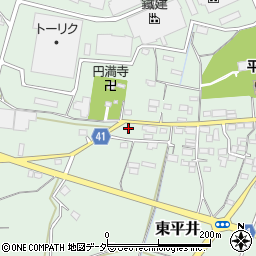 群馬県藤岡市東平井1033-1周辺の地図