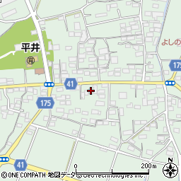 群馬県藤岡市東平井1143-1周辺の地図