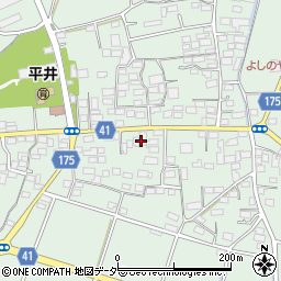 群馬県藤岡市東平井1142周辺の地図