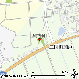 加戸神社周辺の地図