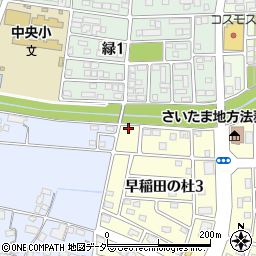 埼玉県本庄市早稲田の杜3丁目17周辺の地図