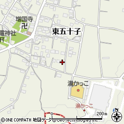 埼玉県本庄市東五十子609周辺の地図