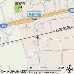 長野県松本市島立2505周辺の地図