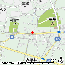 群馬県藤岡市東平井1085-1周辺の地図