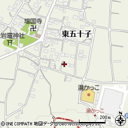 埼玉県本庄市東五十子610周辺の地図