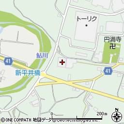 群馬県藤岡市東平井1617-1周辺の地図