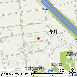 埼玉県本庄市今井周辺の地図