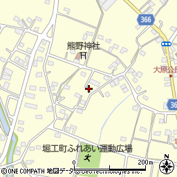 群馬県館林市堀工町724-1周辺の地図