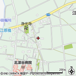 埼玉県深谷市江原263周辺の地図