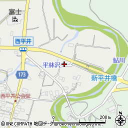 群馬県藤岡市西平井1145周辺の地図