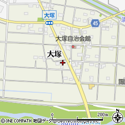 埼玉県深谷市大塚182周辺の地図
