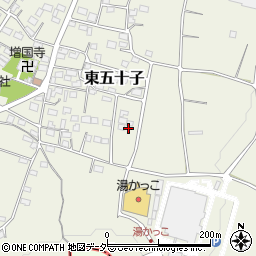 埼玉県本庄市東五十子535周辺の地図