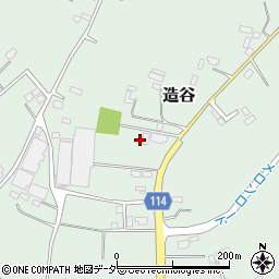 茨城県鉾田市造谷1378-1周辺の地図