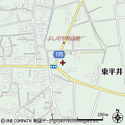 群馬県藤岡市東平井587-1周辺の地図