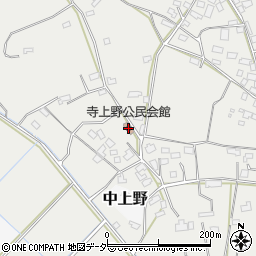 寺上野公民会館周辺の地図