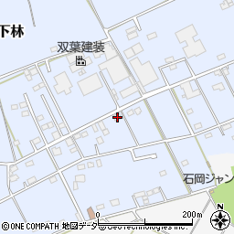 茨城県石岡市下林3318周辺の地図