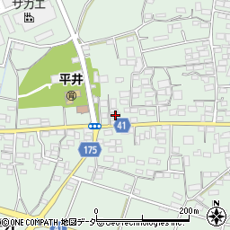 群馬県藤岡市東平井1112周辺の地図