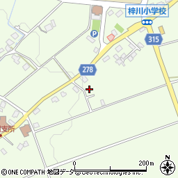 長野県松本市梓川梓1260周辺の地図