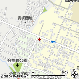 群馬銀行館林南支店分福周辺の地図