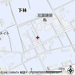 茨城県石岡市下林3301-19周辺の地図