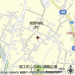 群馬県館林市堀工町725周辺の地図