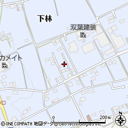 茨城県石岡市下林3301-14周辺の地図